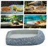 Snake Water Bowl Corner Resin Feeding Dish view 4