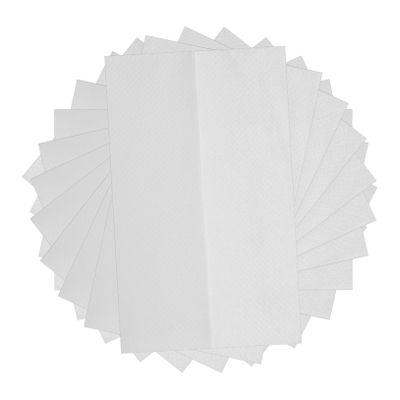 Tri-Fold Disposable Paper Guest Towels, 200 Count, White