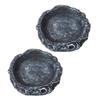 FONDOTIN 2-Piece Reptile Water and Food Bowl Set view 1