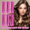 Heatless Hair Curlers, 12-Piece Styling Set with Rubber Bands view 2