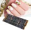12-Piece Nail Dotting Wax Pen Set, Self-Adhesive Rhinestone Picker, Yellow view 2
