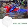 BESTonZON Plastic Hanging Bird Bath for Cages view 4