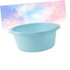 VICASKY 2-Piece Plastic Basins for Bathroom and Kitchen, Non-Slip, Multifunctional, Transparent, Large Capacity view 2