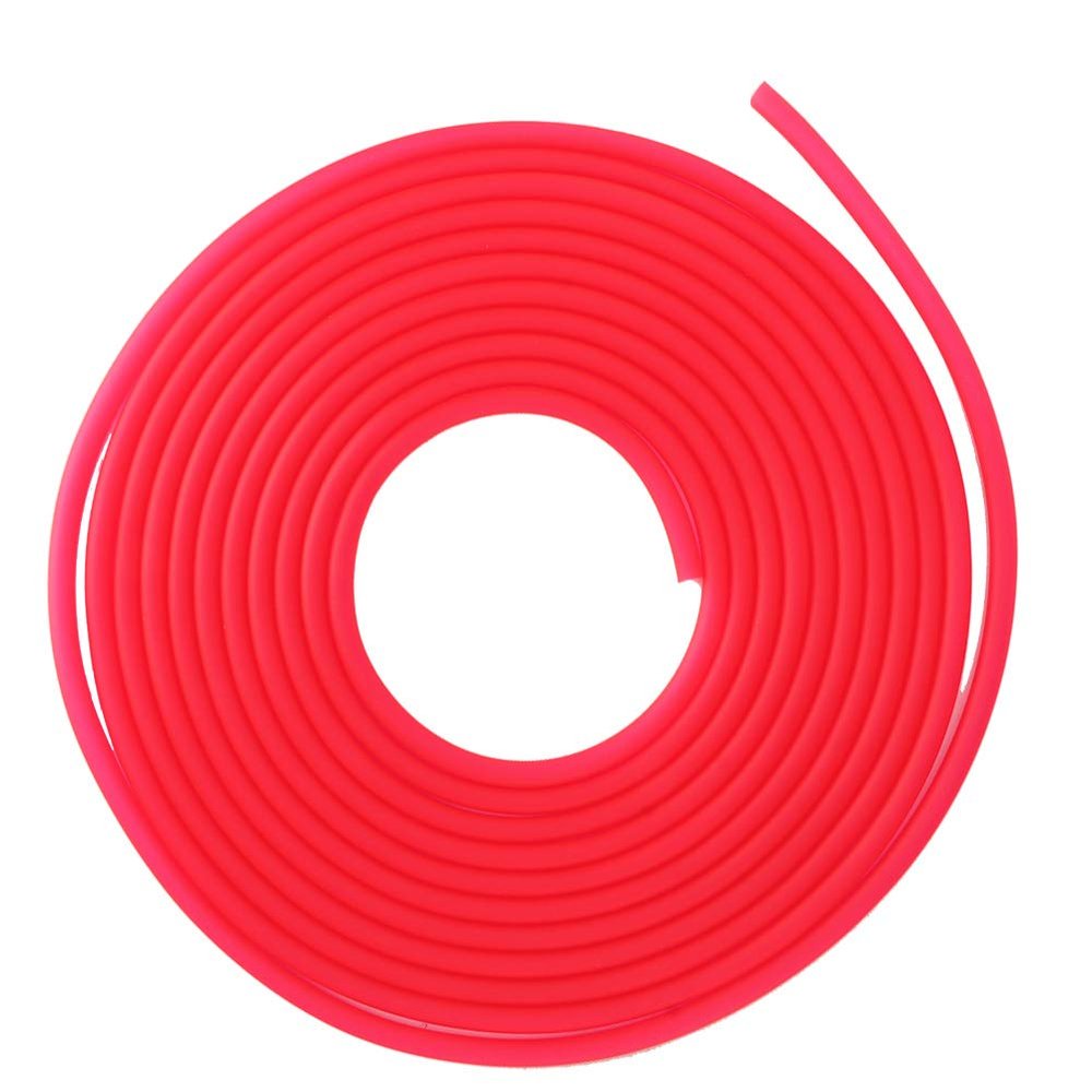 Premium Silicone Aquarium Airline Tubing, Thick and Flexible, 5 m, Red