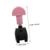 Casters for Cat Crates, 8-Piece Set, ABS and Iron, Pink view 2