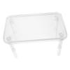 Hamster Platform Crystal Stand with Four Legs, Removable Plastic view 1