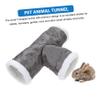 Warm Hamster Nest Tunnel for Small Pets to Play view 3