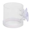 Transparent Acrylic Fish Food Feeder with Suction Cup view 1