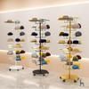 Rotating Hat and Wig Stand with Wheels view 3