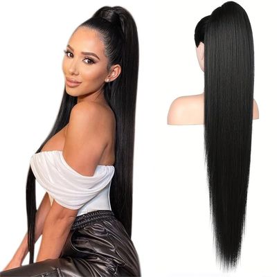 Ponytail Extension, 10"-26" Drawstring, 100% Remy Human Hair (10 Inch)
