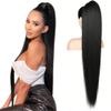 Ponytail Extension, 10"-26" Drawstring, 100% Remy Human Hair (10 Inch) view 1