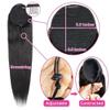 Ponytail Extension, 10"-26" Drawstring, 100% Remy Human Hair (10 Inch) view 2