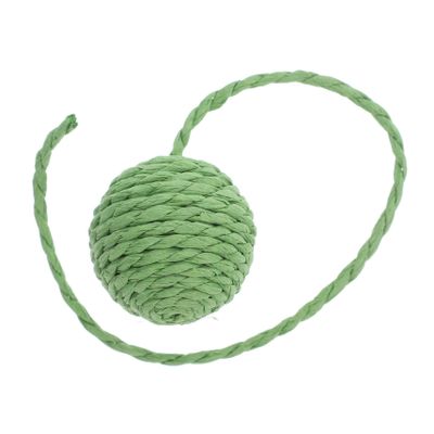 GANAZONO Interactive Jute Rope Ball for Cats