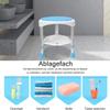 FIVMEN Adjustable 360° Swivel Shower Stool, 45–57 cm, 200 kg, CST-3068 view 3