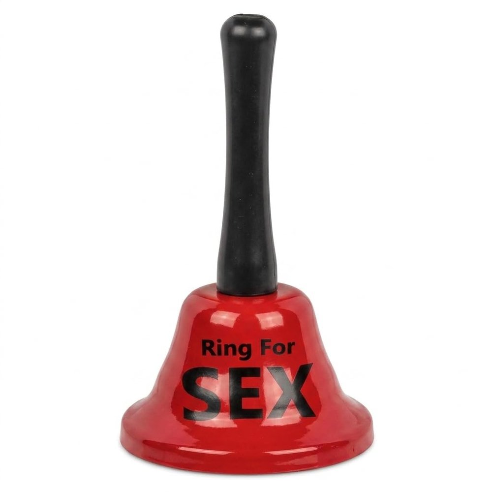 MIJOMA Ring for Sex Metal Bell – Humorous Table or Mini Bell for Adults, Statement Novelty
