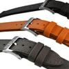 CWZZWS 20 mm Leather Watch Band, Quick-Release, Soft Buckle, Dark Brown view 4