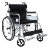 SONGYL-20249 Transport Wheelchair with 18-Inch Seat, Folding Wheelchair with Armrests, Hand Brakes and Footrests, Lightweight Wheelchair for Seniors, 28.6 lb view 1
