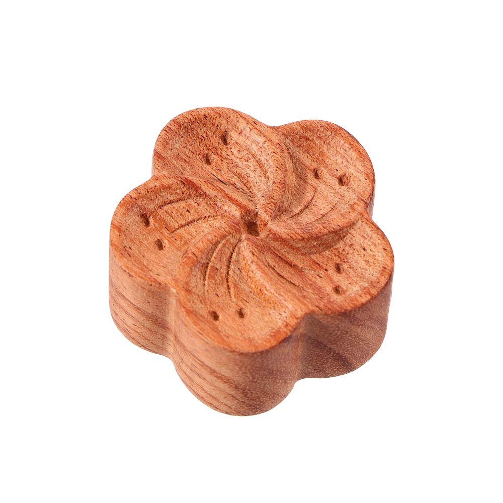 Wooden Essential Oil Diffuser, Flower Design, Rosewood