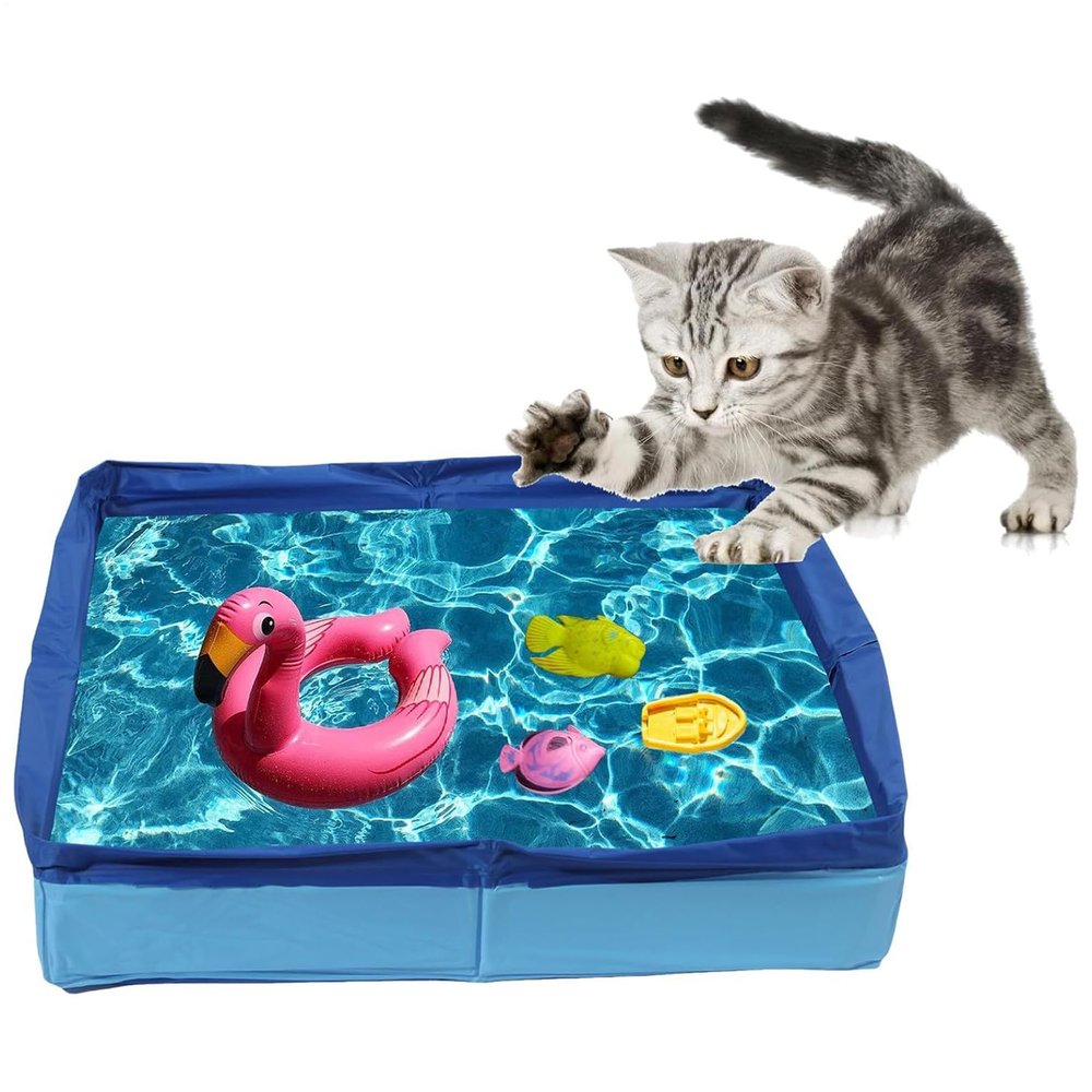 Foldable Square PVC Pet Pool and Dog Bath