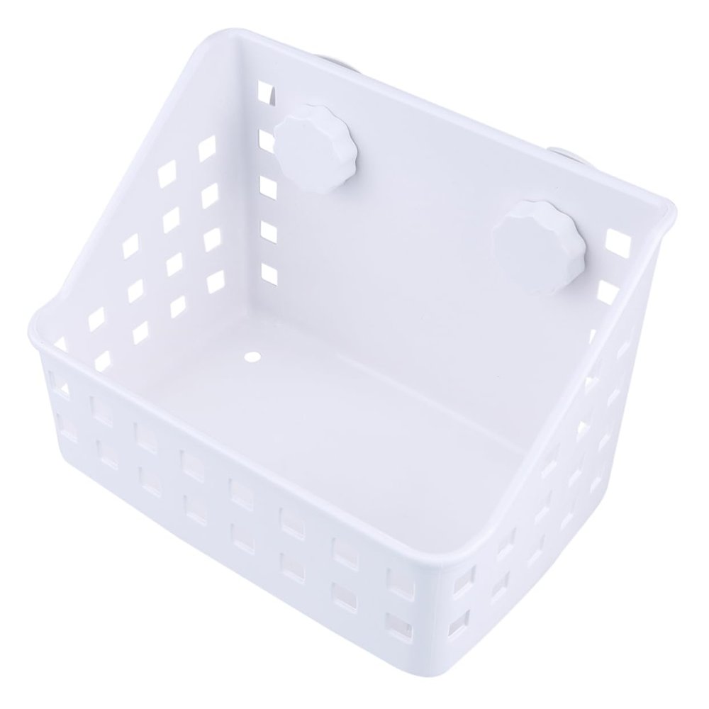 Toddmomy Suction-Cup Hay Rack for Guinea Pigs and Rabbits, White PP Plastic