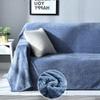 Plush Fleece Sofa Throw Blanket, Washable 200x360cm view 3