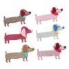 Yardwe 6-Pack Cartoon Dog Hair Clips with Glitter view 1