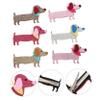 Yardwe 6-Pack Cartoon Dog Hair Clips with Glitter view 3