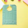 CALLARON Adult Bib, Green PVC, Snap-Neck Closure and Hem Buckles, Clothing Protector for Eating view 4