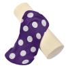 Round Massage Pillow with Cartoon Dots, Foam Neck Support for Side Sleepers, Purple view 2