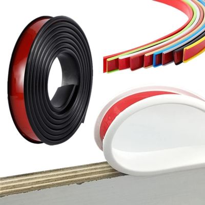 UTTDP 1 m U-Shaped Edge Protector, Flexible TPE, Black, 18 mm