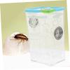 HANABASS Small Reptile Terrarium with Transparent Lid view 4