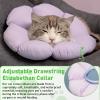 Duuclume Cat Cone Collar, Soft, Adjustable, Blue, L view 3