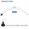 Oxygen Concentrator Humidifier Bottle Connector Tubes, 10-Pack, Straight, 15.8 in (40 cm) view 2