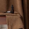 Homxi Blackout Curtain for Kids' Room, 2 Panels, 54"W x 108"H Each, Brown Solid Curtains with Hooks view 2
