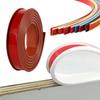 UTTDP 1M Self-Adhesive U-Shaped TPE Edge Guard, Brown, 14 mm view 1