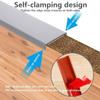 UTTDP 1M Self-Adhesive U-Shaped TPE Edge Guard, Brown, 14 mm view 2