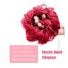 Synthetic Curly Donut Chignon Hair Bun, Brown and White view 3
