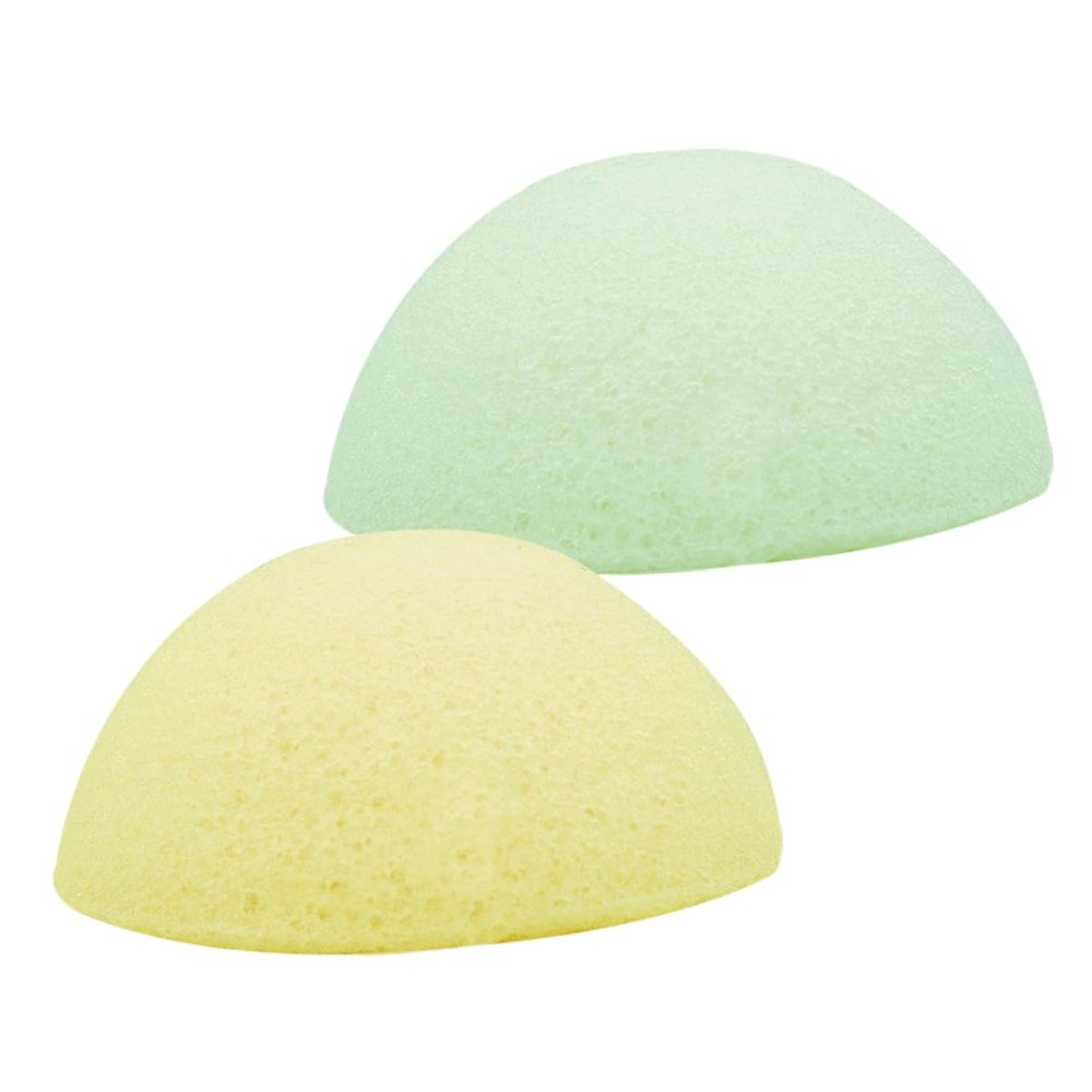 2-Piece Double-Sided Facial Cleansing Sponges for Women