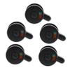 ApuaVireo&Co Toilet Privacy Latch with Occupancy Indicator, Public Restroom Stall Door Lock, 5-Pack view 1