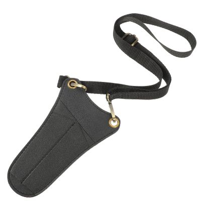 Healeved Black Fabric Hairdressing Scissors Case, Compact and Lightweight, with Protective Cover
