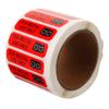 Alipis 5-Roll Rectal-Use Halloween Prank Stickers, Red view 3
