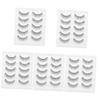 HAPINARY 25 Pairs 3D Pre-Glued Synthetic Fiber False Eyelashes view 1