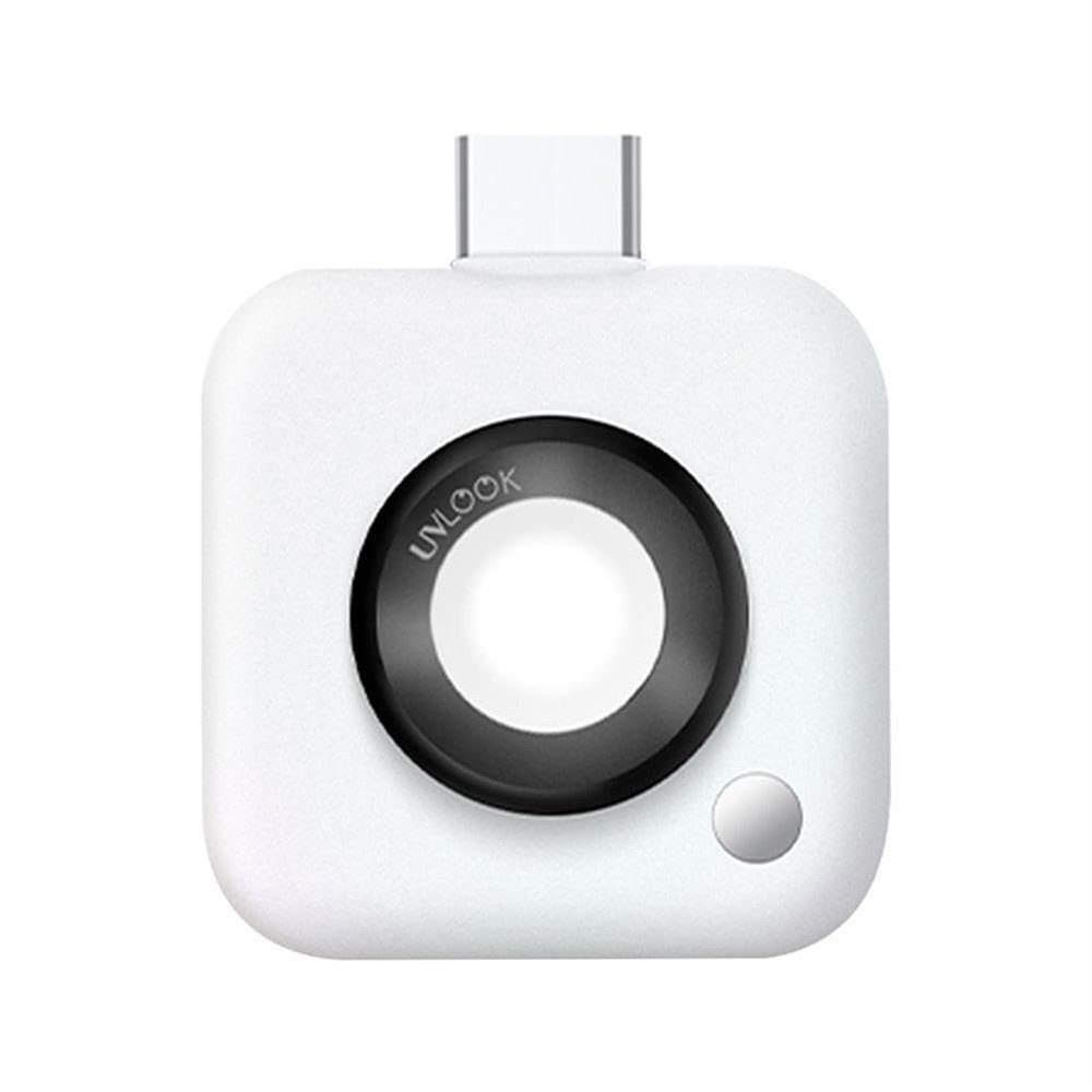 Wrtysully UV Camera for Testing Sunscreen, Portable UV Camera for Facial Sunscreen and Makeup Removal Detection B