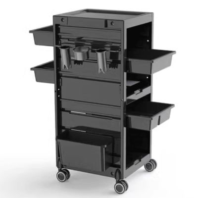 Lockable Salon Tool Cart with Divider