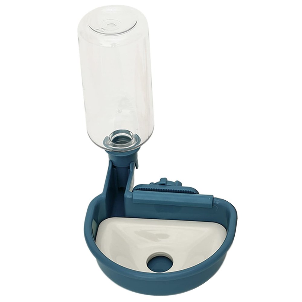 Automatic Pet Water Dispenser, 473 ml, Large Capacity, for Cats and Small Dogs, Hanging Bowl for Cages