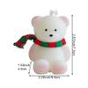 Zghhc Se Bear-Shaped Scented Candle, Soy Wax Decorative Candle for Tables view 2