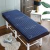 LDLCYCN Blue 180 × 70 cm (R), 6 cm Thick Memory Foam Massage Table Topper, Non-Slip Spa Pad with Elastic Bands, No Face Hole view 1