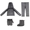 Muzrunq Mosquito Suit, 1 Set, Breathable Mesh with Hood, Pants and Gloves view 1