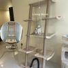 bacedifo 3/4-Tier Angled Wall-Mounted Cat Tree view 4