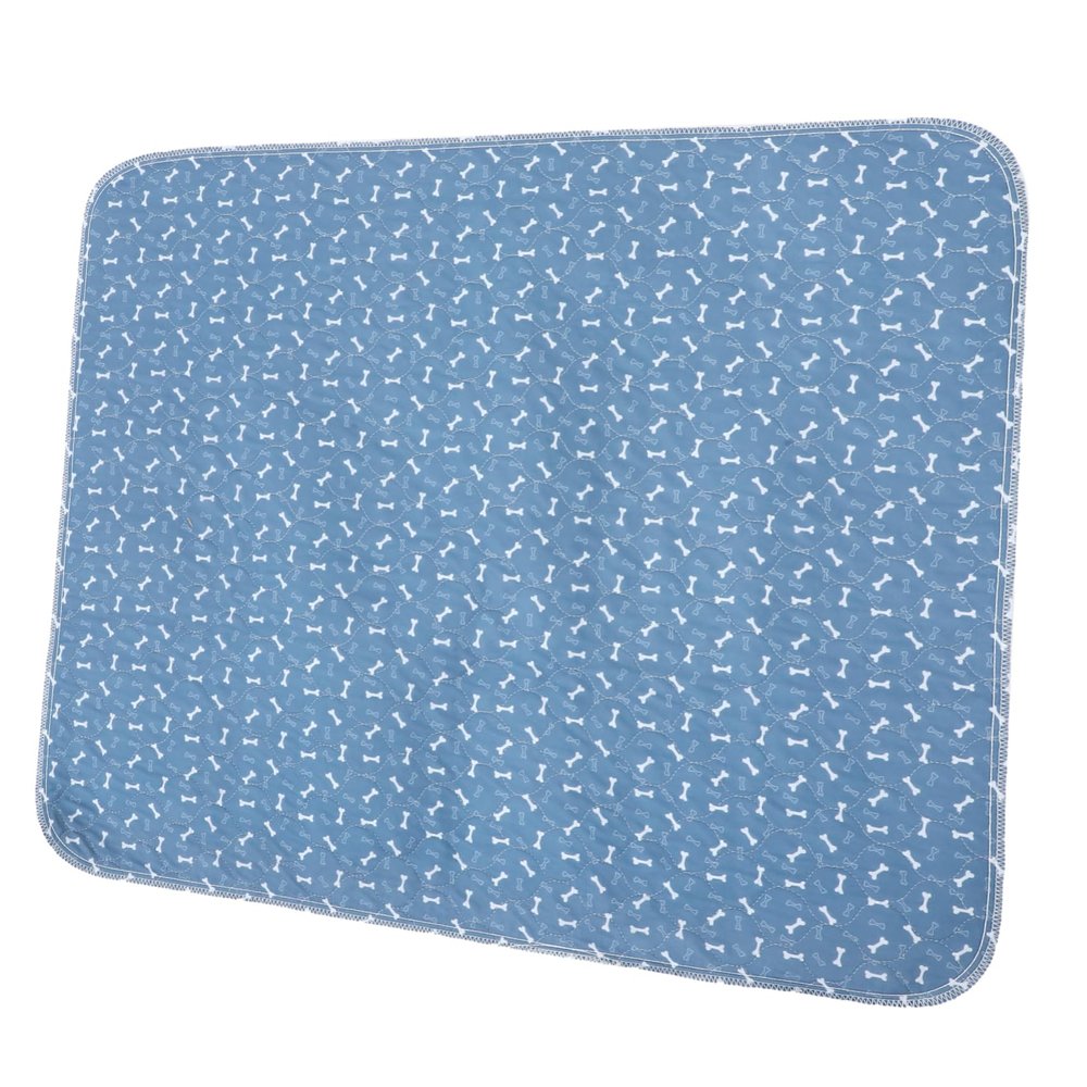 Water-Absorbent, Washable Blue Fabric Dog Training Mat